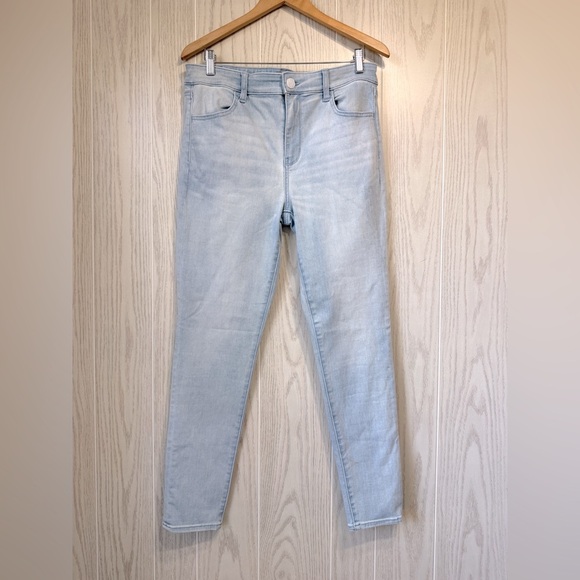 AE Next Level Stretch Hi-Rise Jegging Fresh Bright Size 14 NWOT - Picture 1 of 4